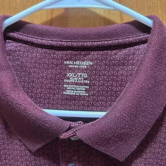 Van Husen never Tuck Polo size XXL - Picture 2 of 4